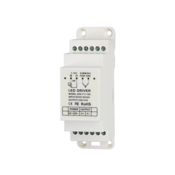 VARIATEUR LED - POUR RAILS DIN - 1 CANAL