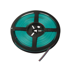 CÂBLE RVB POUR FLEXIBLE RVB - 4 CONDUCTEURS - A LA COUPE