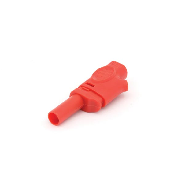 FICHE BANANE 4mm SELON IEC1010 - ROUGE
