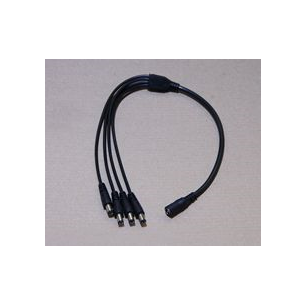 CABLE D'ALIMENTATION DC PLUG 1 VERS 4 POUR BARRE LED Hxx