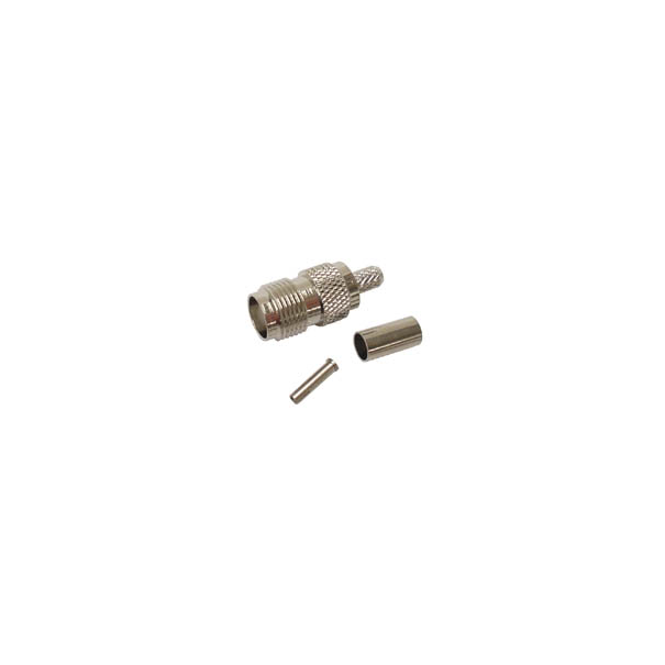 CONNECTEUR TNC FEMELLE RG58/U, 3 pcs, TYPE A SERTIR