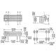 DIL RELAIS 0.5A/10W max. 2 x TRAVAIL 12Vcc