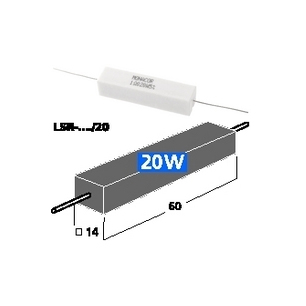 RESISTANCE 3.9E 20W LSR-39/20