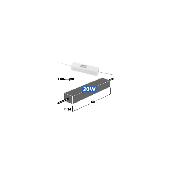 RESISTANCE 3.9E 20W LSR-39/20