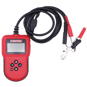 Testeur de batterie , Plomb-Acide, Li-Ion, 8V à 30V, 120 mm, 75 mm, 20 mm, Testeur de batterie