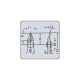 PINCE COUPANTE DIAGONALE 5" - MODÈLE ÉTROIT (HAUTEUR BEC 2.5mm)