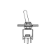 INVERSEUR SUBMINIATURE VERTICAL UNIPOLAIRE ON-ON - TYPE POUR CI