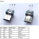 Connecteur micro usb à souder pour câble