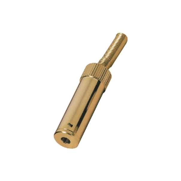 JACK 3.5MM F STEREO PLAQUE OR AVEC RESSORT - PG-303JG