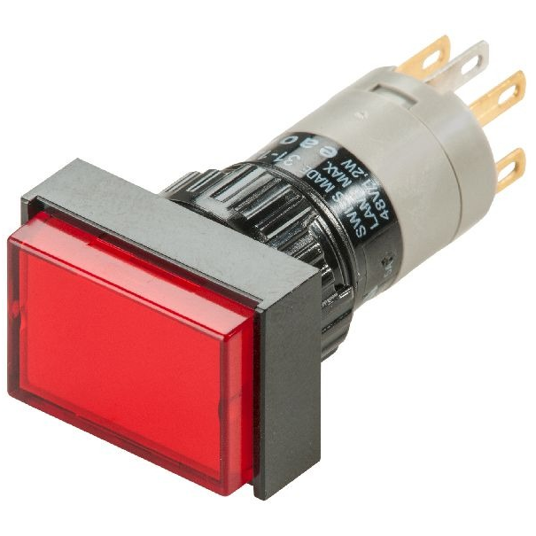 BOUTON POUSSOIR EAO 31-263.0252 - LUMINEUX PAS-A-PAS 3NF+3NO ARGENT PLAQUE OR