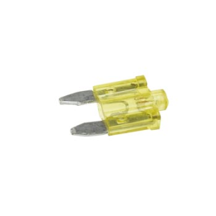 FUSIBLE AUTOMOBILE MINIATURE AVEC VOYANT LUMINEUX (20A - JAUNE)