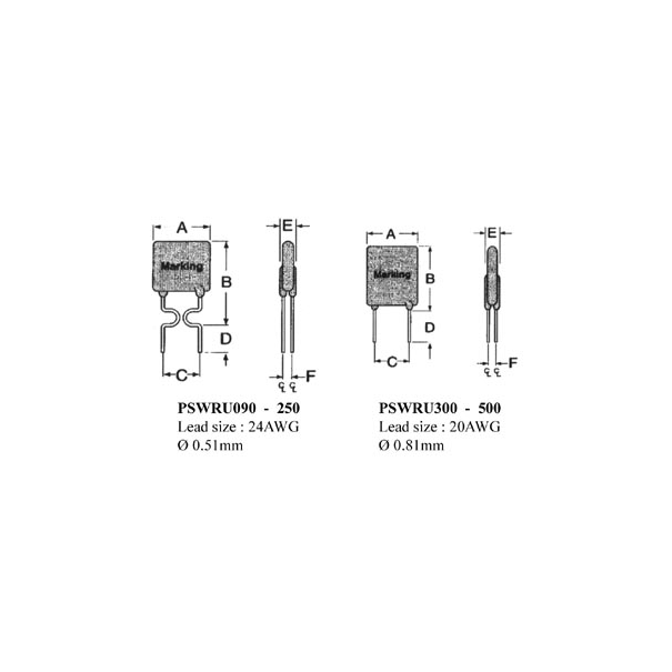 FUSIBLE REARMABLE 2.5-5.0A / 30Vcc