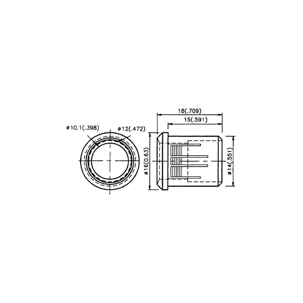 CLIPS DE MONTAGE POUR LED 10mm (1pc)