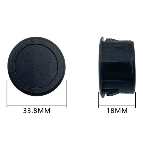 Voltmètre rond - 4-100V DCà 2 fils Voltmètre rond - 4-100V DCà 2 fils