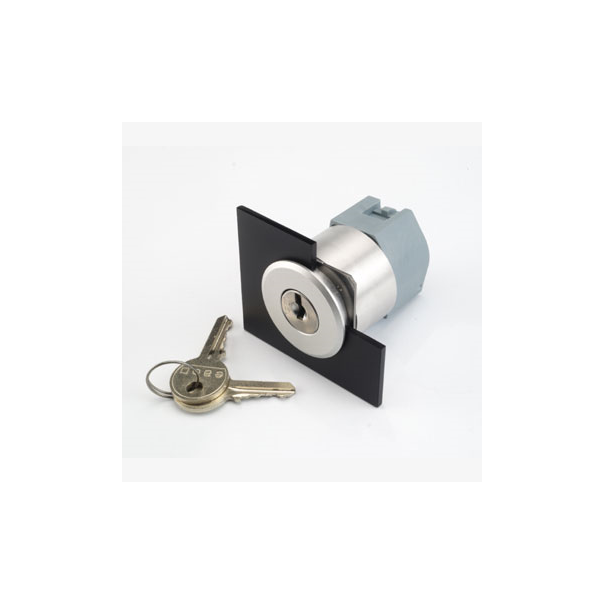 INTERRUPTEUR A CLEF 2 POSITIONS VERSION AFFLEURANTE LIVRE SANS BLOC DE CONTACT