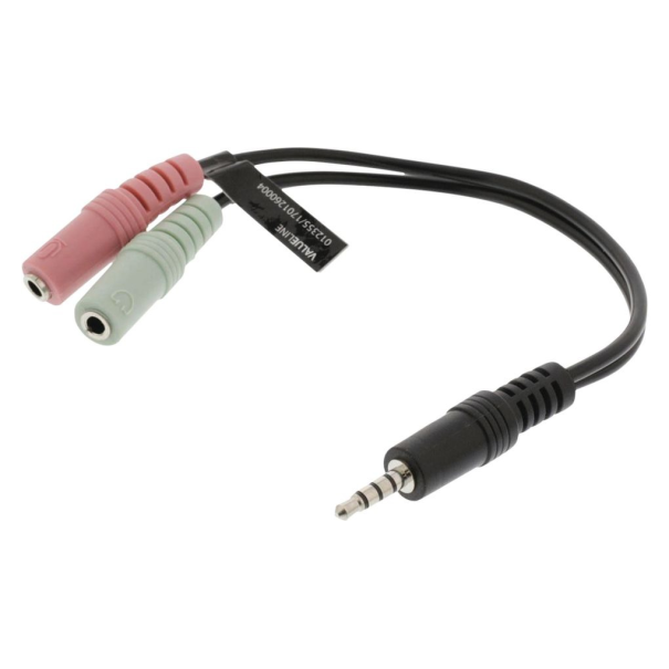 CABLE JACK 3.5 REPARTITEUR CASQUE-MICRO