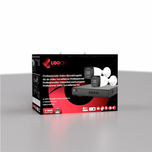 Kit de vidéo surveillance 4 canaux - 2 caméras bullet