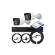 Kit de vidéo surveillance 4 canaux - 2 caméras bullet