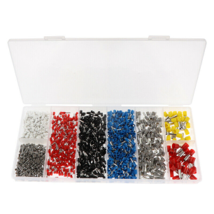 KIT ASSORTIMENT DE 1250 EMBOUTS ISOLES A SERTIR POUR CABLE SOUPLE