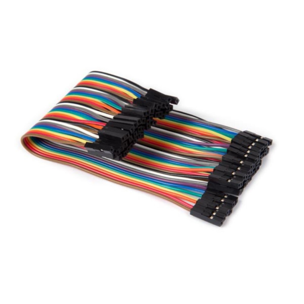 CÂBLE DE LIAISON 40 BROCHES 15 cm FEMELLE VERS FEMELLE (CÂBLE PLAT)