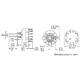 COMMUTATEUR ROTATIF 2 CIRCUITS / 6 POSITIONS - MONTAGE CI