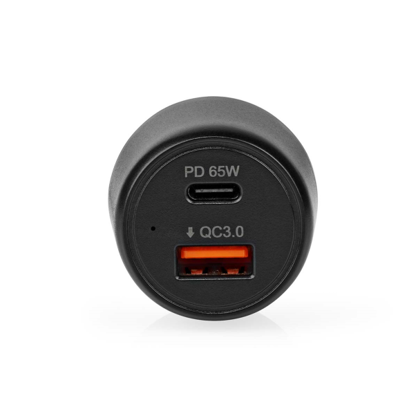 Chargeur de voiture USB - 65W - 2.0 3.0 et 3.25A - 2 sorties - USB A et C - Power Delivery