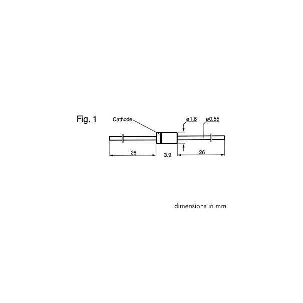 DIODE ZENER 15V - 500mW