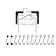 INTERRUPTEUR DIP 8 POSITIONS