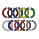 ASSORTIMENT DE 10X 10METRES DE FILS 0.04MM² SOUPLE 5X0.1MM