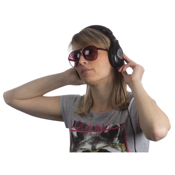 Casque stéréo numérique, bandeau robuste ajustable, haut-parleur dynamique Ø 40 mm, plage de fréquences 20-20000 Hz, parfait pou