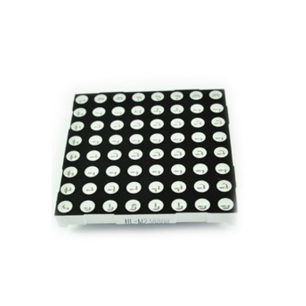 AFFICHEUR 8X8 LED 5MM  - MATRICE - ANODE COMMUNE - 40 X 40MM - IDEAL POUR PILOTAGE AVEC ARDUINO.