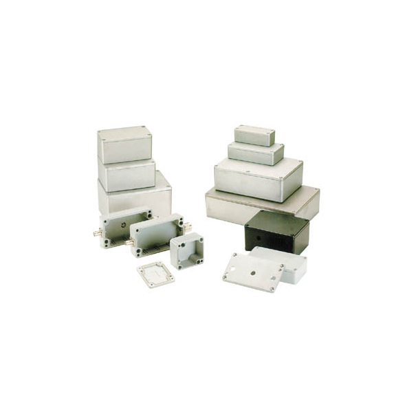 Coffret etanche en aluminium - 222 x 146 x 55mm