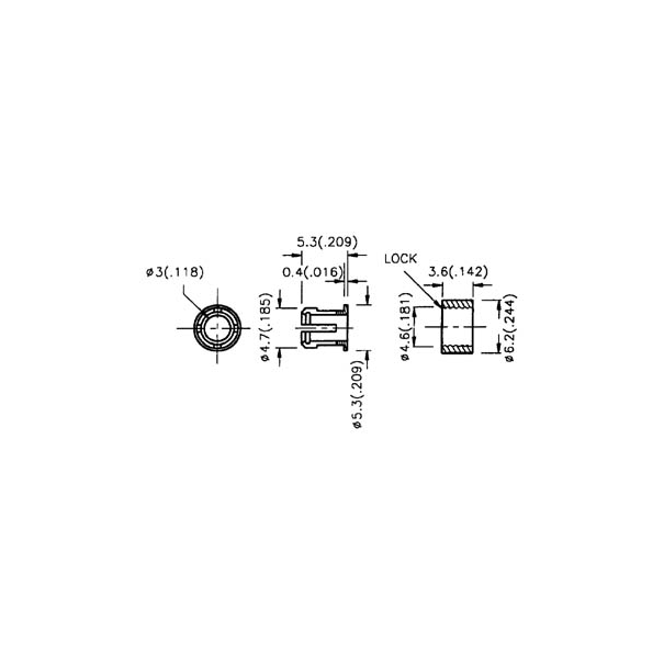 CLIPS POUR LED 3mm (2pcs)