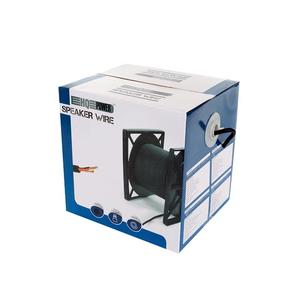 CÂBLE HAUT-PARLEUR QUALITE SUP. - NOIR - 2 x 2.50 mm²