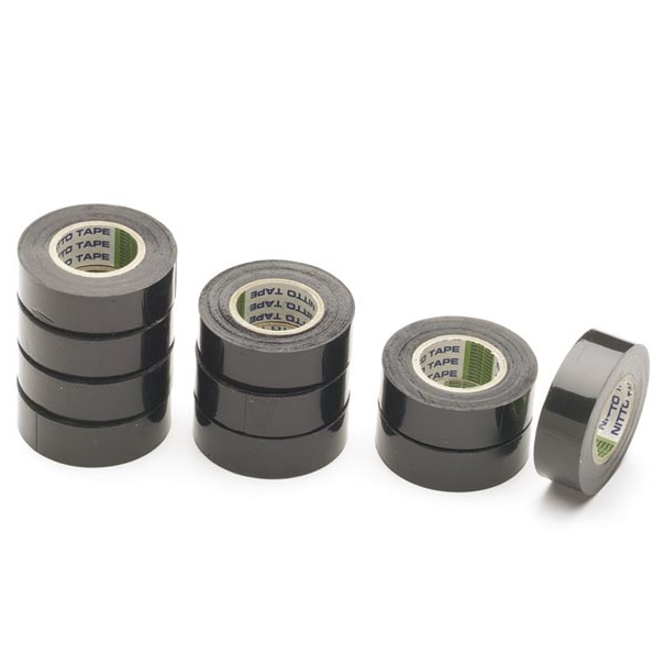 BANDE ADHESIVE PVC ISOLANT NOIR 15 mm x 10 m BANDE ADHESIVE PVC ISOLANT NOIR 15 mm x 10 m