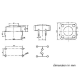 TOUCHE CONTACT 12 x 12mm HAUTEUR : 4.3mm