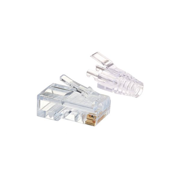 CONNECTEUR RJ45 FACILE UNSHIELED  CAT6 + BOOT CONNECTEUR RJ45 FACILE UNSHIELED  CAT6 + BOOT