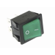 INTERRUPTEUR DE PUISSANCE A BASCULE 10A-250V DPST ON-OFF - TEMOIN NEON VERT INTERRUPTEUR DE PUISSANCE A BASCULE 10A-250V DPST ON-OFF - TEMOIN NEON VERT