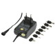 Alimentation universelle 3-4.5-5-6-7.5-9-12VDC 1.5AMP - 6 CONNECTEURS Alimentation universelle 3-4.5-5-6-7.5-9-12VDC 1.5AMP - 6 CONNECTEURS