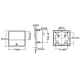 VOLTMÈTRE ANALOGIQUE DE TABLEAU 300V CA / 70 x 60mm VOLTMÈTRE ANALOGIQUE DE TABLEAU 300V CA / 70 x 60mm