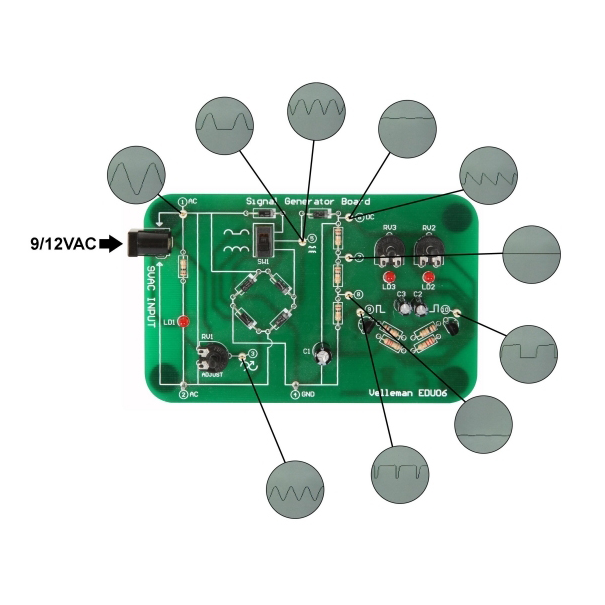 Kit d'oscilloscope éducatif Kit d'oscilloscope éducatif