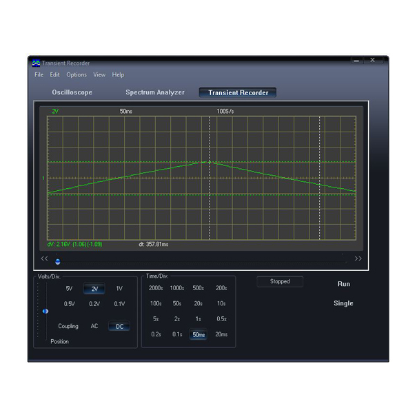 Kit d'oscilloscope éducatif pour PC