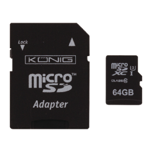 CARTE MEMOIRE MICROSD 64GB CLASSE10 CARTE MEMOIRE MICROSD 64GB CLASSE10