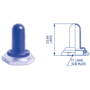 CAPUCHON CAOUTCHOUC U851 - APEM CAPUCHON CAOUTCHOUC U851 - APEM