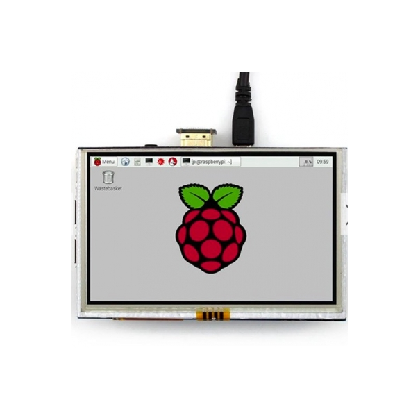 ECRAN TACTILE TFT 5" HDMI - 800X480 - POUR RASPBERRY PI2 - PI3B. ECRAN TACTILE TFT 5" HDMI - 800X480 - POUR RASPBERRY PI2 - PI3B.