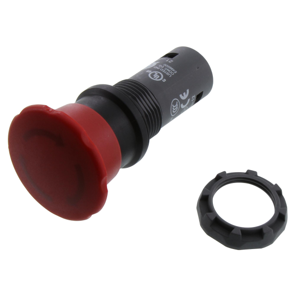 Bouton d'arrêt d'urgence ABB CE4T, Montage panneau, dia. 22.5mm
