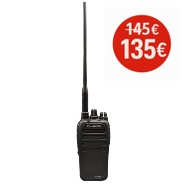 Radio wouxun KG-828 VHF programmée pour la chasse