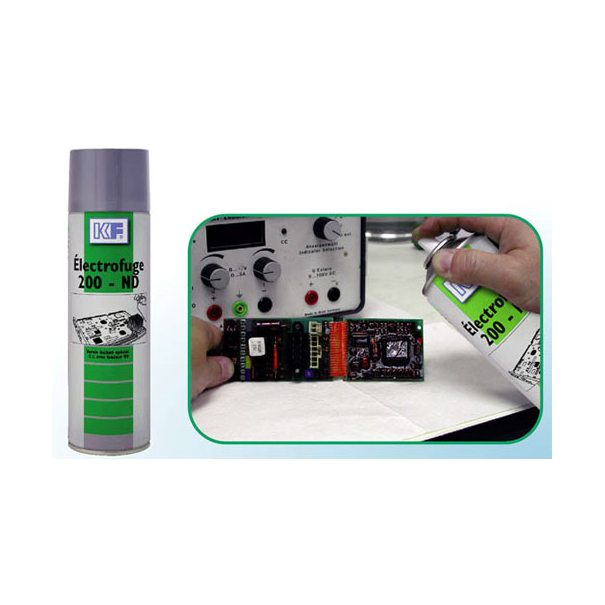 Spray vernis electrofuge 200-nd (650ml brut et 400ml net) kf1411