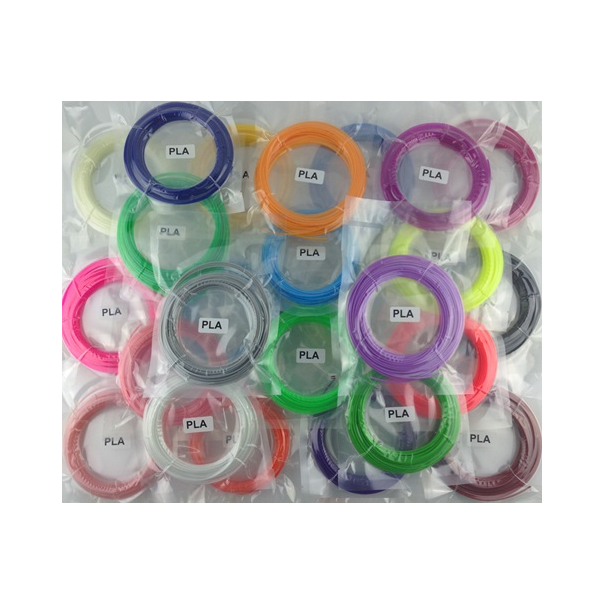 Kit de 20 couleurs filament 1,75 mm pour stylo 3D