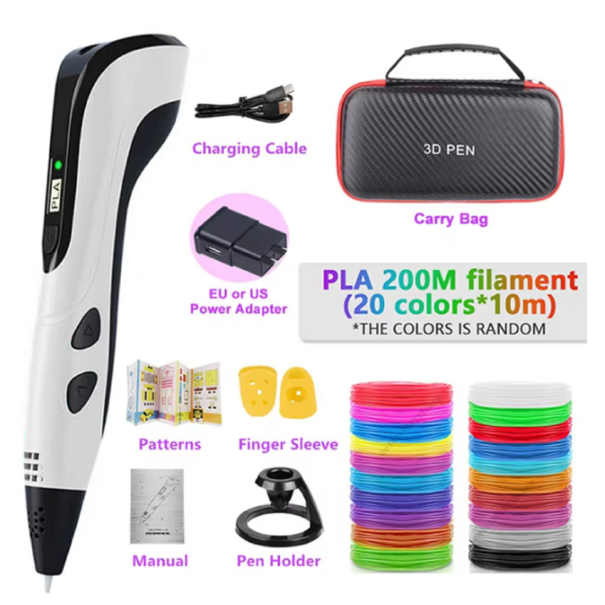 Coffret Stylo 3D et accessoires blanc